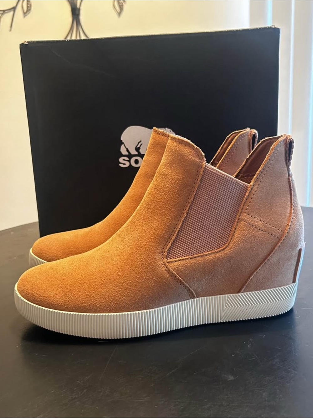 Sorel Waterproof Suede Booties